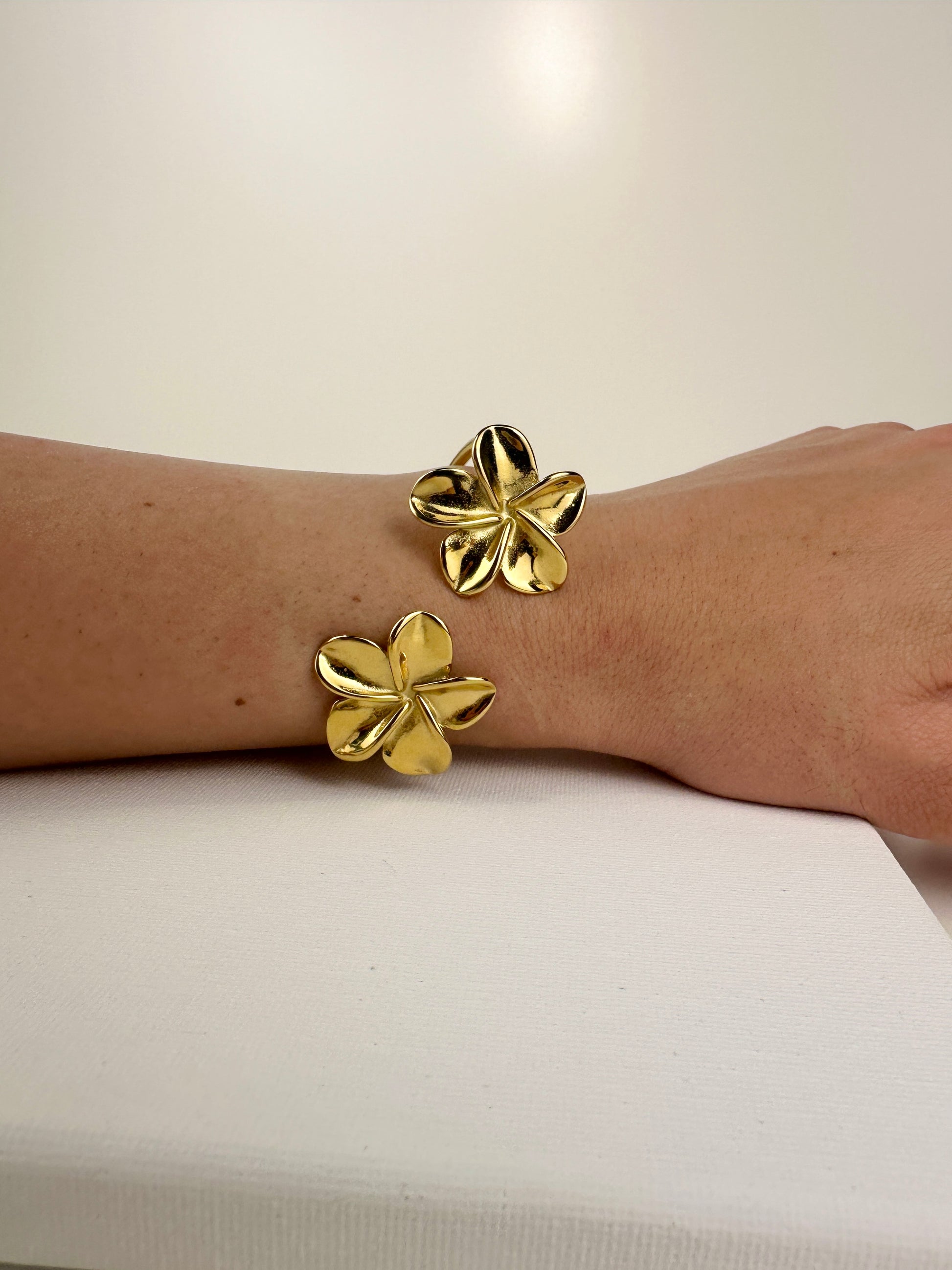 Golden Bloom Cuff