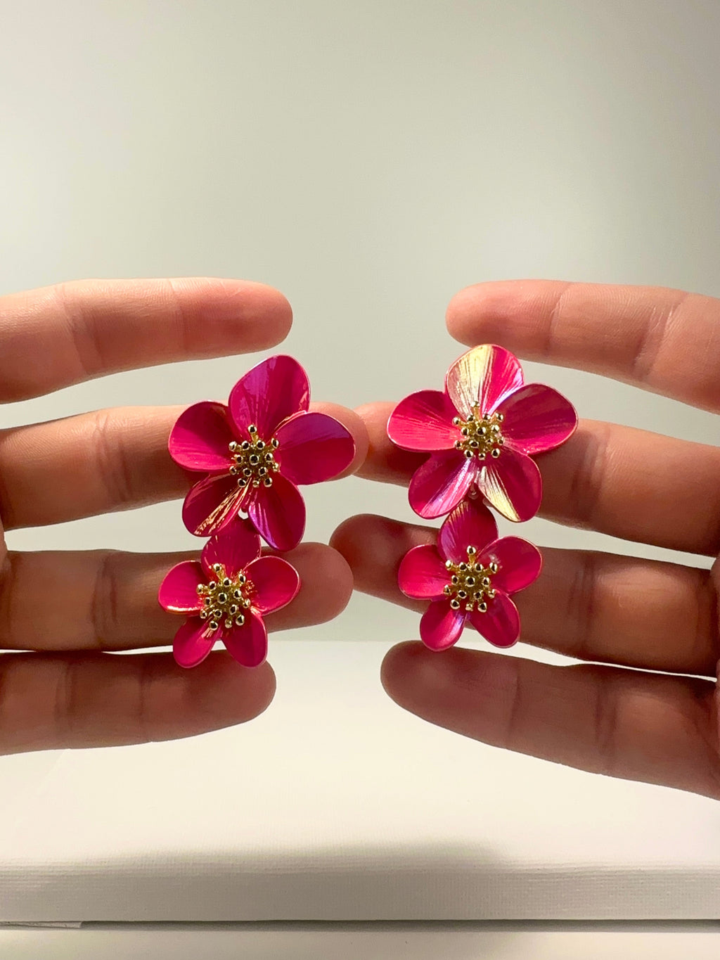 Pink Bloom Earrings