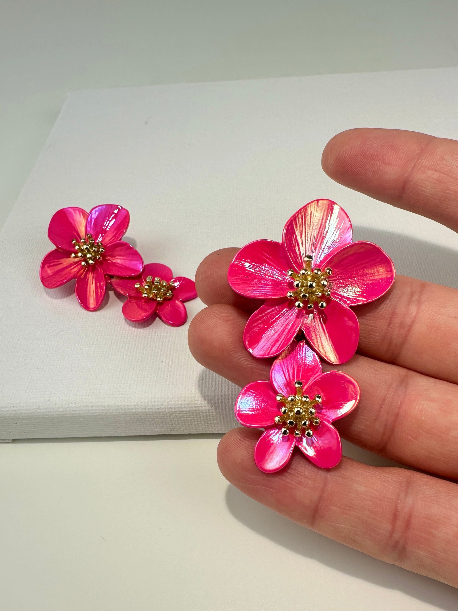 Pink Bloom Earrings