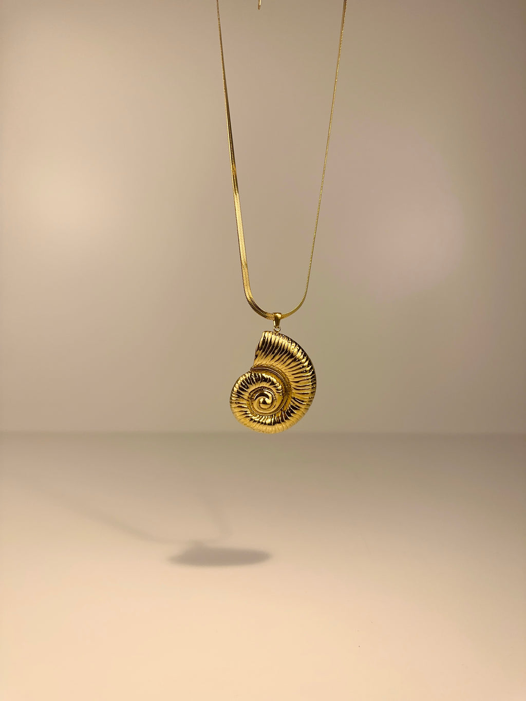 Golden Shell Necklace